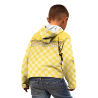 Hawaii Palaka Pikake Lokelani Plumeria Kid Hoodie Melemele Coquette Bow
