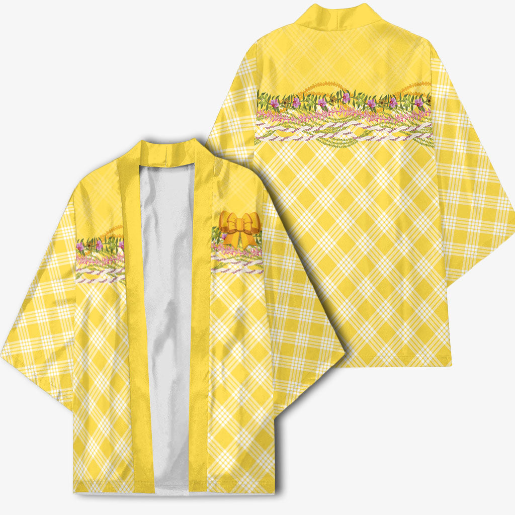 Hawaii Palaka Pikake Lokelani Plumeria Kimono Melemele Coquette Bow