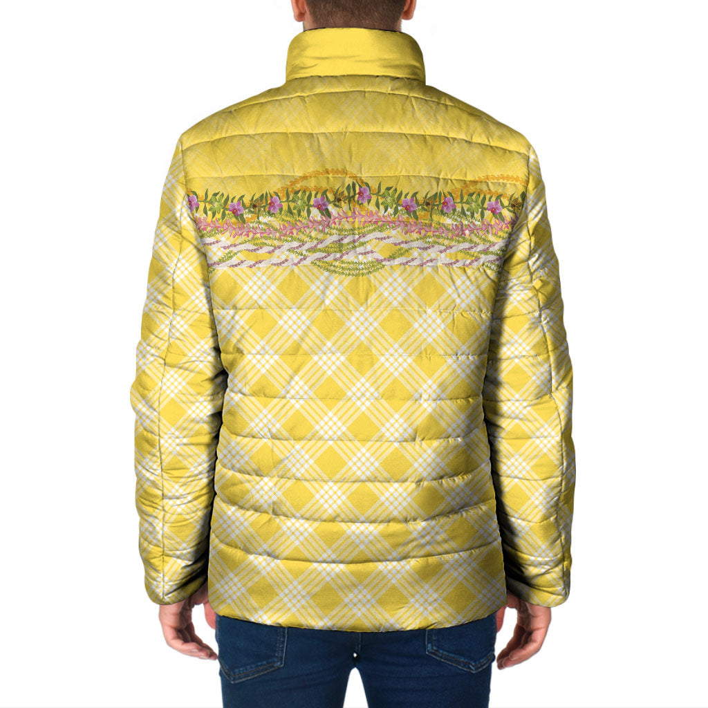 Hawaii Palaka Pikake Lokelani Plumeria Padded Jacket Melemele Coquette Bow