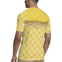 Hawaii Palaka Pikake Lokelani Plumeria Rugby Jersey Melemele Coquette Bow