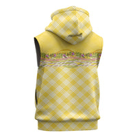Hawaii Palaka Pikake Lokelani Plumeria Sleeveless Hoodie Melemele Coquette Bow