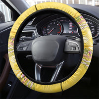 Hawaii Palaka Pikake Lokelani Plumeria Steering Wheel Cover Melemele Coquette Bow