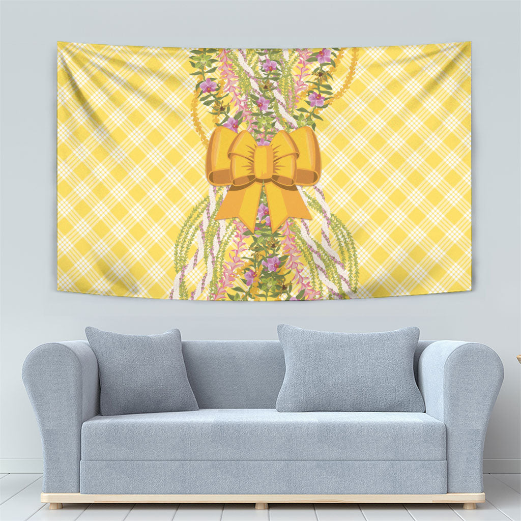 Hawaii Palaka Pikake Lokelani Plumeria Tapestry Melemele Coquette Bow