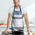 Samoa Siapo Blue Trimmed Apron Samoa White Sunday - Polynesian Pride