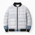 Samoa Siapo Blue Trimmed Bomber Puffer Jacket Samoa White Sunday - Polynesian Pride