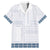 Samoa Siapo Blue Trimmed Family Matching Summer Maxi Dress and Hawaiian Shirt Samoa White Sunday - Polynesian Pride