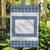 Samoa Siapo Blue Trimmed Garden Flag Samoa White Sunday - Polynesian Pride