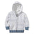 Samoa Siapo Blue Trimmed Kid Hoodie Samoa White Sunday - Polynesian Pride