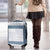Samoa Siapo Blue Trimmed Luggage Cover Samoa White Sunday - Polynesian Pride