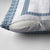 Samoa Siapo Blue Trimmed Pillow Cover Samoa White Sunday - Polynesian Pride