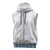 Samoa Siapo Blue Trimmed Sleeveless Zip Hoodie Samoa White Sunday - Polynesian Pride