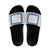 Samoa Siapo Blue Trimmed Slide Sandals Samoa White Sunday - Polynesian Pride