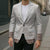 Samoa Siapo Brown Trimmed Blazer Samoa White Sunday - Polynesian Pride