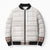 Samoa Siapo Brown Trimmed Bomber Puffer Jacket Samoa White Sunday - Polynesian Pride