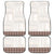 Samoa Siapo Brown Trimmed Car Mats Samoa White Sunday - Polynesian Pride