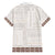 Samoa Siapo Brown Trimmed Family Matching Summer Maxi Dress and Hawaiian Shirt Samoa White Sunday - Polynesian Pride