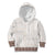 Samoa Siapo Brown Trimmed Kid Hoodie Samoa White Sunday - Polynesian Pride
