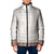 Samoa Siapo Brown Trimmed Padded Jacket Samoa White Sunday - Polynesian Pride
