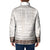 Samoa Siapo Brown Trimmed Padded Jacket Samoa White Sunday - Polynesian Pride