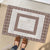 Samoa Siapo Brown Trimmed Rubber Doormat Samoa White Sunday - Polynesian Pride