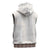 Samoa Siapo Brown Trimmed Sleeveless Hoodie Samoa White Sunday - Polynesian Pride