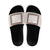 Samoa Siapo Brown Trimmed Slide Sandals Samoa White Sunday - Polynesian Pride