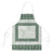 Samoa Siapo Green Trimmed Apron Samoa White Sunday - Polynesian Pride