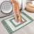 Samoa Siapo Green Trimmed Bathroom Set Samoa White Sunday - Polynesian Pride