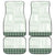 Samoa Siapo Green Trimmed Car Mats Samoa White Sunday - Polynesian Pride