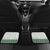 Samoa Siapo Green Trimmed Car Mats Samoa White Sunday - Polynesian Pride