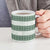 Samoa Siapo Green Trimmed Ceramic Mug Samoa White Sunday - Polynesian Pride
