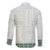 Samoa Siapo Green Trimmed Family Matching Off The Shoulder Long Sleeve Dress and Hawaiian Shirt Samoa White Sunday - Polynesian Pride