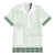 Samoa Siapo Green Trimmed Family Matching Summer Maxi Dress and Hawaiian Shirt Samoa White Sunday - Polynesian Pride