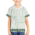 Samoa Siapo Green Trimmed Family Matching Summer Maxi Dress and Hawaiian Shirt Samoa White Sunday - Polynesian Pride