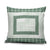 Samoa Siapo Green Trimmed Pillow Cover Samoa White Sunday - Polynesian Pride
