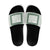 Samoa Siapo Green Trimmed Slide Sandals Samoa White Sunday - Polynesian Pride