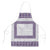 Samoa Siapo Purple Trimmed Apron Samoa White Sunday - Polynesian Pride