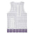 Samoa Siapo Purple Trimmed Basketball Jersey Samoa White Sunday - Polynesian Pride