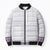 Samoa Siapo Purple Trimmed Bomber Puffer Jacket Samoa White Sunday - Polynesian Pride