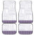 Samoa Siapo Purple Trimmed Car Mats Samoa White Sunday - Polynesian Pride
