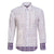 Samoa Siapo Purple Trimmed Family Matching Off The Shoulder Long Sleeve Dress and Hawaiian Shirt Samoa White Sunday - Polynesian Pride