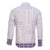 Samoa Siapo Purple Trimmed Family Matching Off The Shoulder Long Sleeve Dress and Hawaiian Shirt Samoa White Sunday - Polynesian Pride