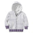 Samoa Siapo Purple Trimmed Kid Hoodie Samoa White Sunday - Polynesian Pride