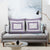 Samoa Siapo Purple Trimmed Pillow Cover Samoa White Sunday - Polynesian Pride