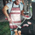 Samoa Siapo Red Trimmed Apron Samoa White Sunday - Polynesian Pride