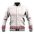 Samoa Siapo Red Trimmed Baseball Jacket Samoa White Sunday - Polynesian Pride