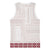Samoa Siapo Red Trimmed Basketball Jersey Samoa White Sunday - Polynesian Pride