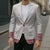 Samoa Siapo Red Trimmed Blazer Samoa White Sunday - Polynesian Pride