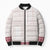 Samoa Siapo Red Trimmed Bomber Puffer Jacket Samoa White Sunday - Polynesian Pride