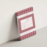 Samoa Siapo Red Trimmed Canvas Wall Art Samoa White Sunday - Polynesian Pride